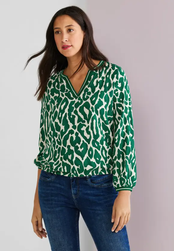 Street One blouse brisk green – One Way
