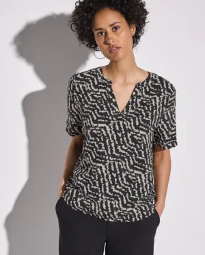 Street One Blouse with turn black
