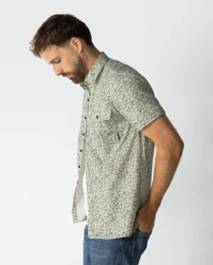 Bluefields Overhemd print green