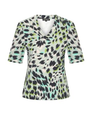 Mi Piace T-shirt travel print green