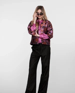 GEISHA Pants black/bronze