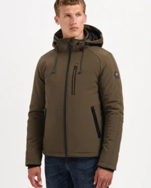 No-Excess Jacket short softshell taupe