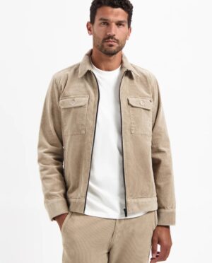 No-Excess Overshirt corduroy sand