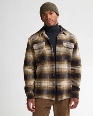 Petrol industries Overshirt check navy