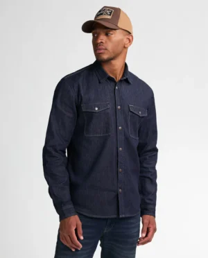 Petrol industries Overhemd dark denim