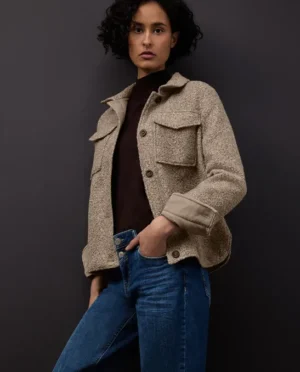 Street One Overshirt brown melee