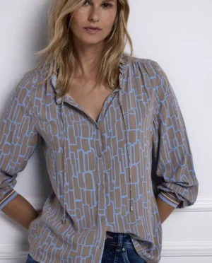 Street One Tunic blouse blue