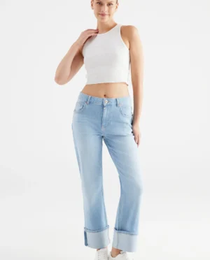 C.O.J. Denim Ruby straight light blue