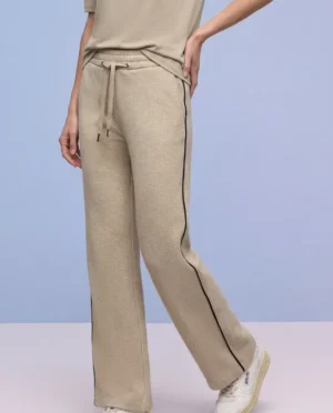 Street One Straight leg pepita beige