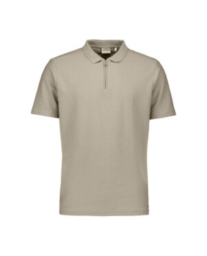 No-Excess Polo jacquard taupe