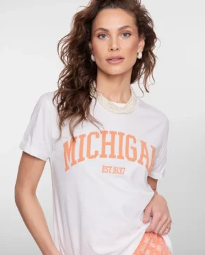GEISHA T-shirt michigan offwhite