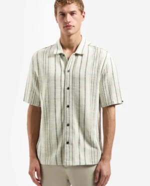 No-Excess Overhemd stripe desert