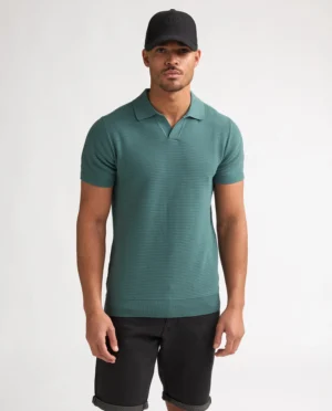 Petrol industries Polo knit oil green