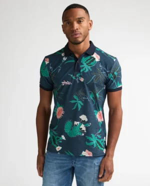 Petrol industries Polo short sleeve navy blue