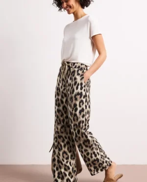 Street One Wide leg print panter